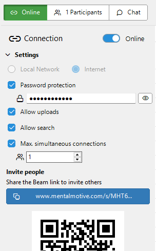 Beam Settings