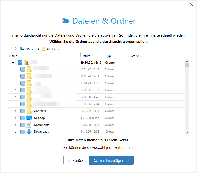 Dateien & Ordner
